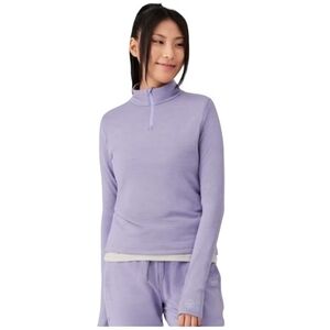 ALLBIRDS Natural Run Mid Layer Purple Hush Pullover Sweatshirt w/ Thumbholes NWT